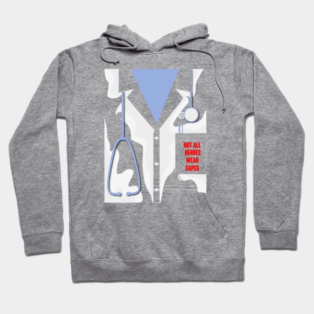 Healthcare Heroes Hoodie by Mercado Graphic Design